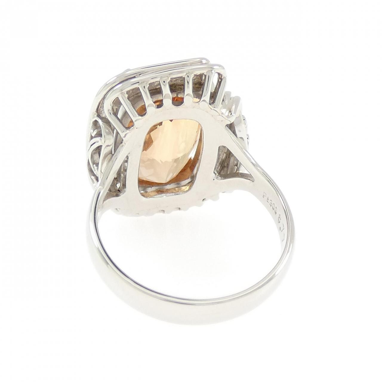 PT900 インペリアルトパーズ リング 8.77CT