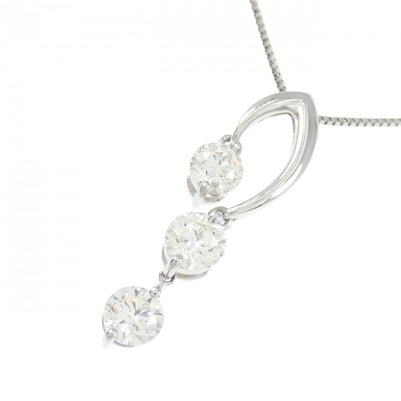 PT900/PT850 ダイヤモンド ネックレス 1.023CT