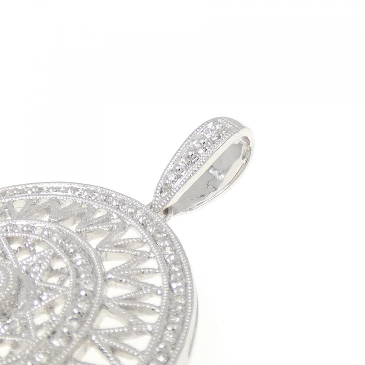 クイーン ダイヤモンド ペンダント 0.42CT