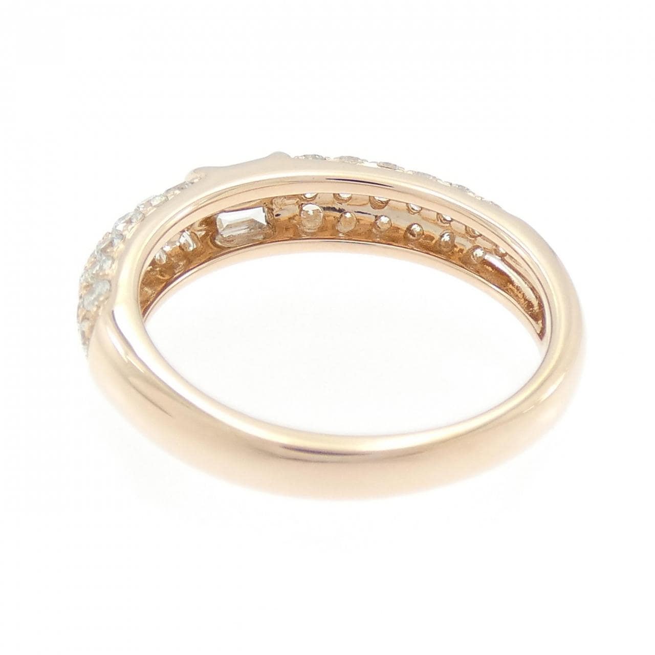 K18PG ダイヤモンド リング 0.80CT