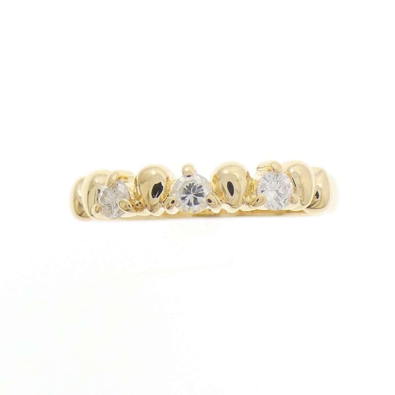 K18YG ダイヤモンド リング 0.19CT