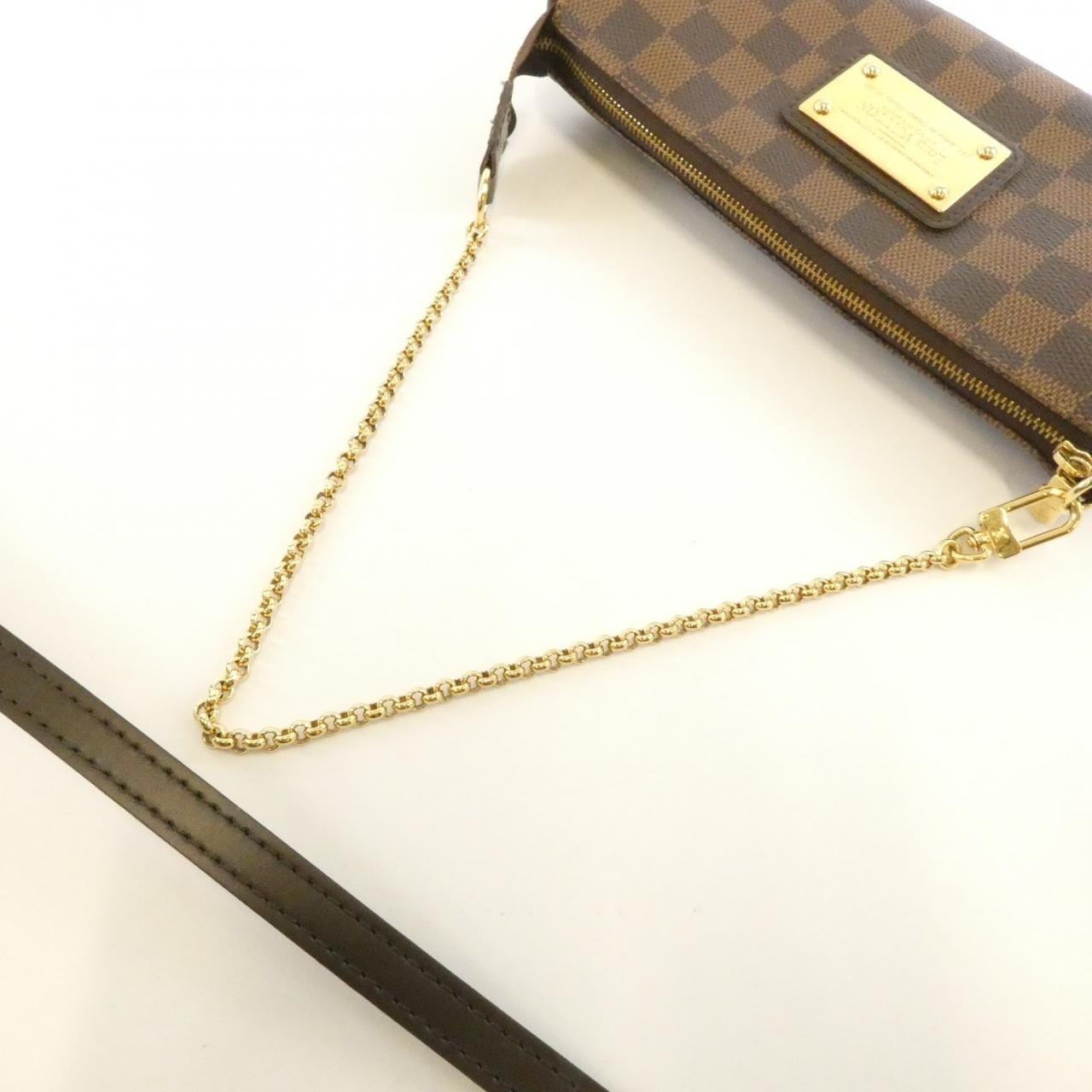 ルイヴィトン ダミエ エヴァ N55213 ショルダーバッグ