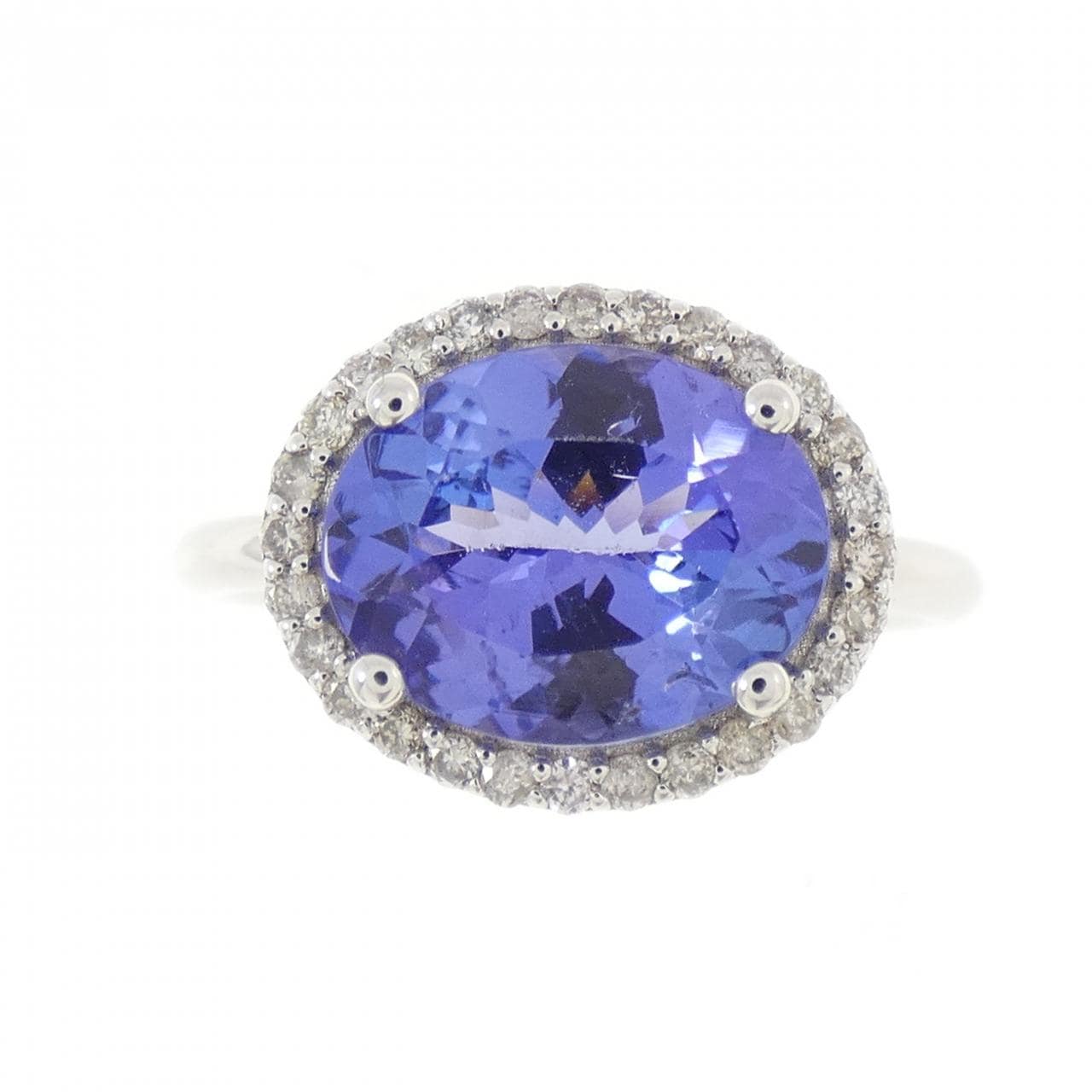 【新品】K18WG タンザナイト リング