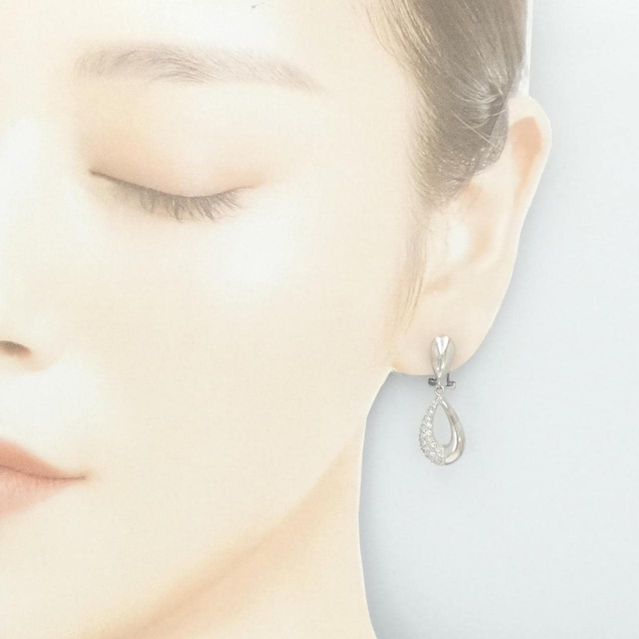 K18WG ダイヤモンド ピアス/イヤリング 0.40CT