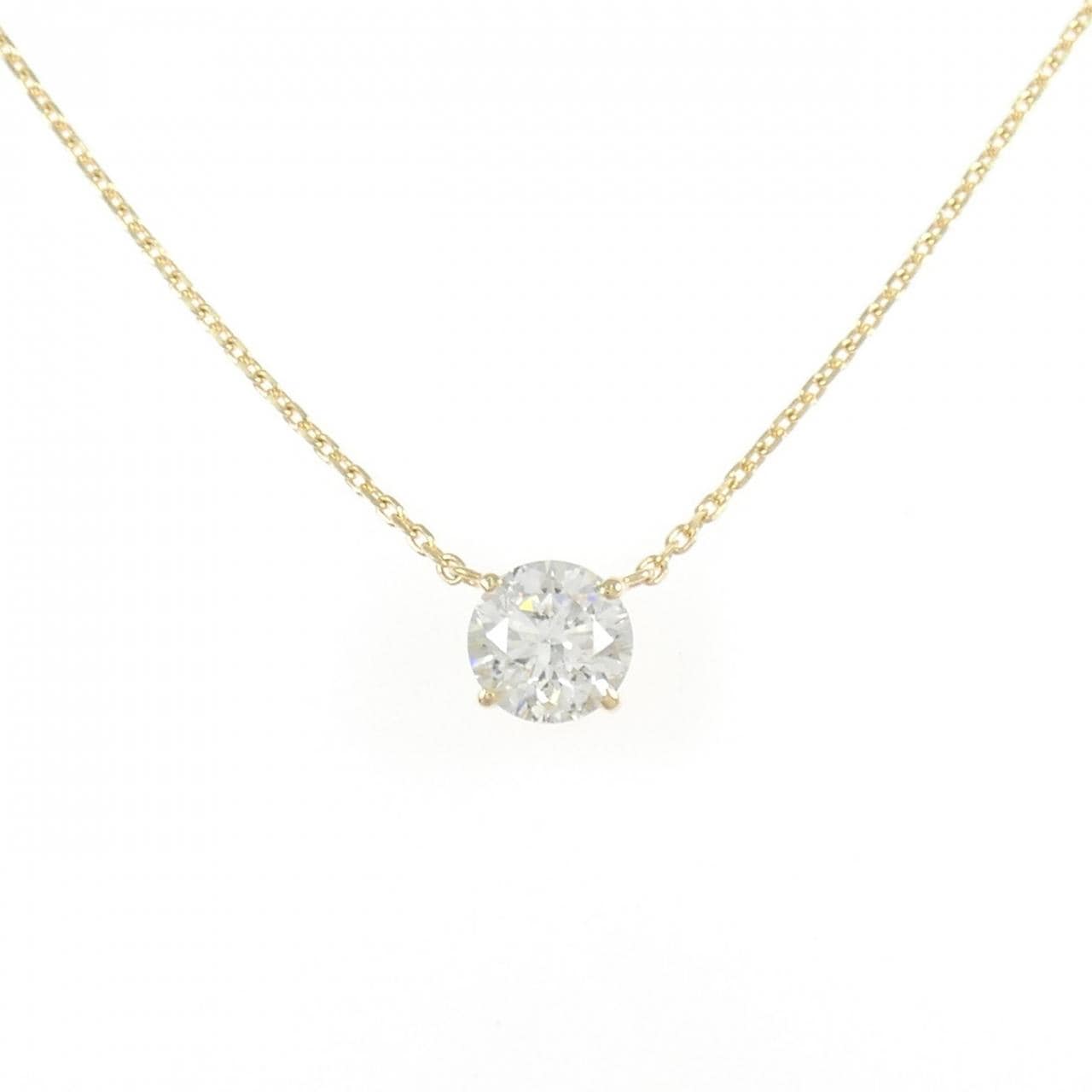 K18YG ダイヤモンド ネックレス 1.040CT H SI2 3EXT