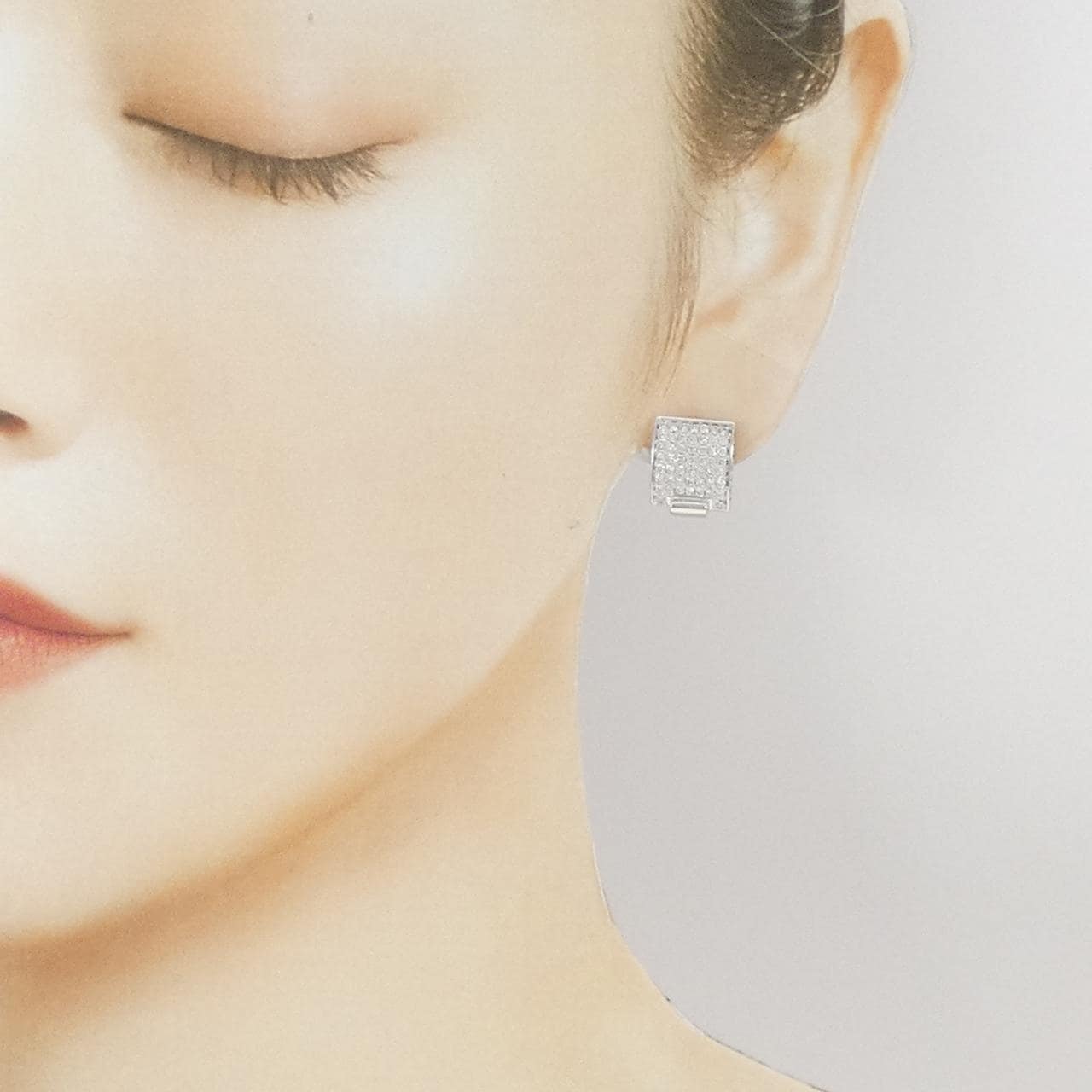 キャサジ ダイヤモンド ピアス 1.38CT