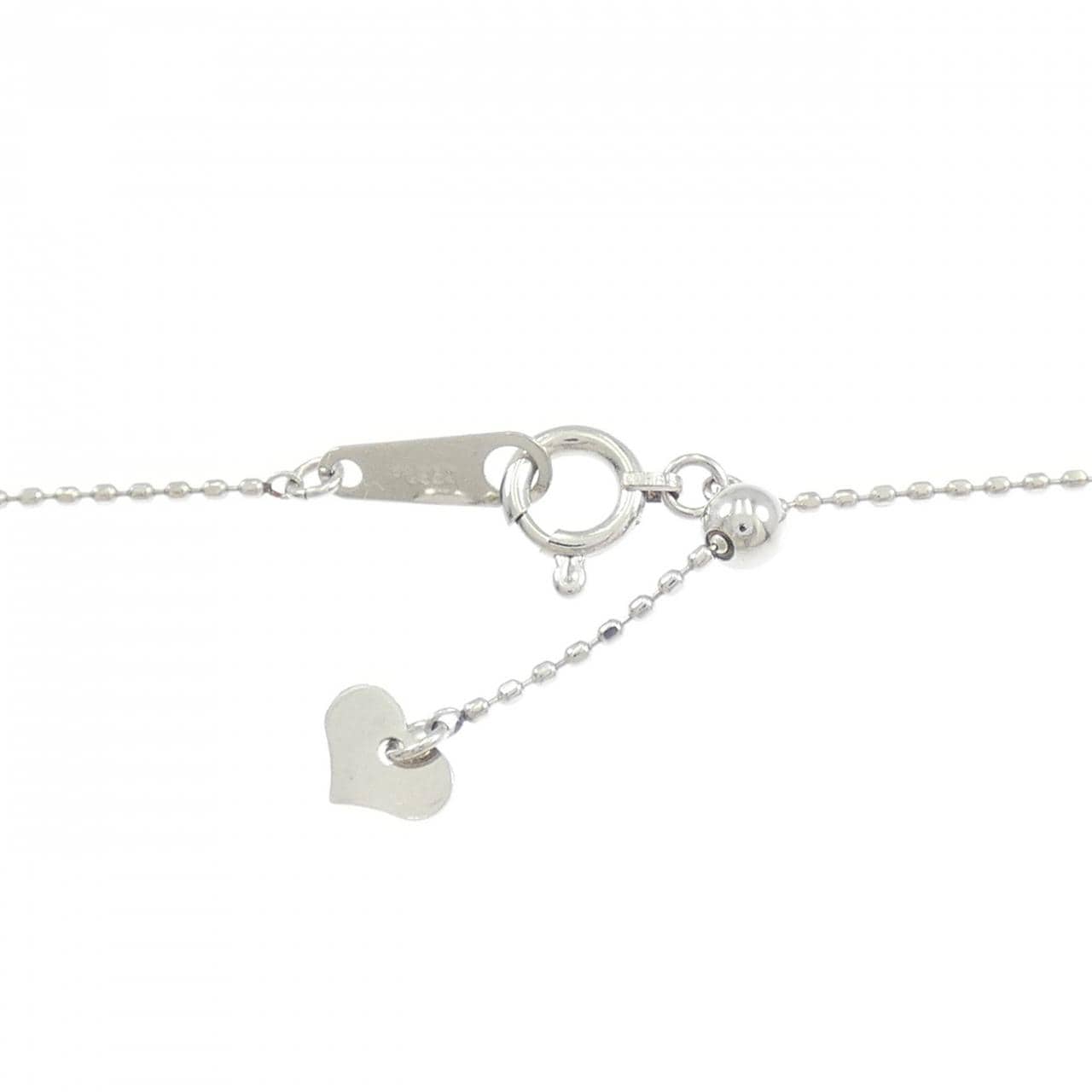 PT900/PT850 エメラルド ネックレス 0.16CT