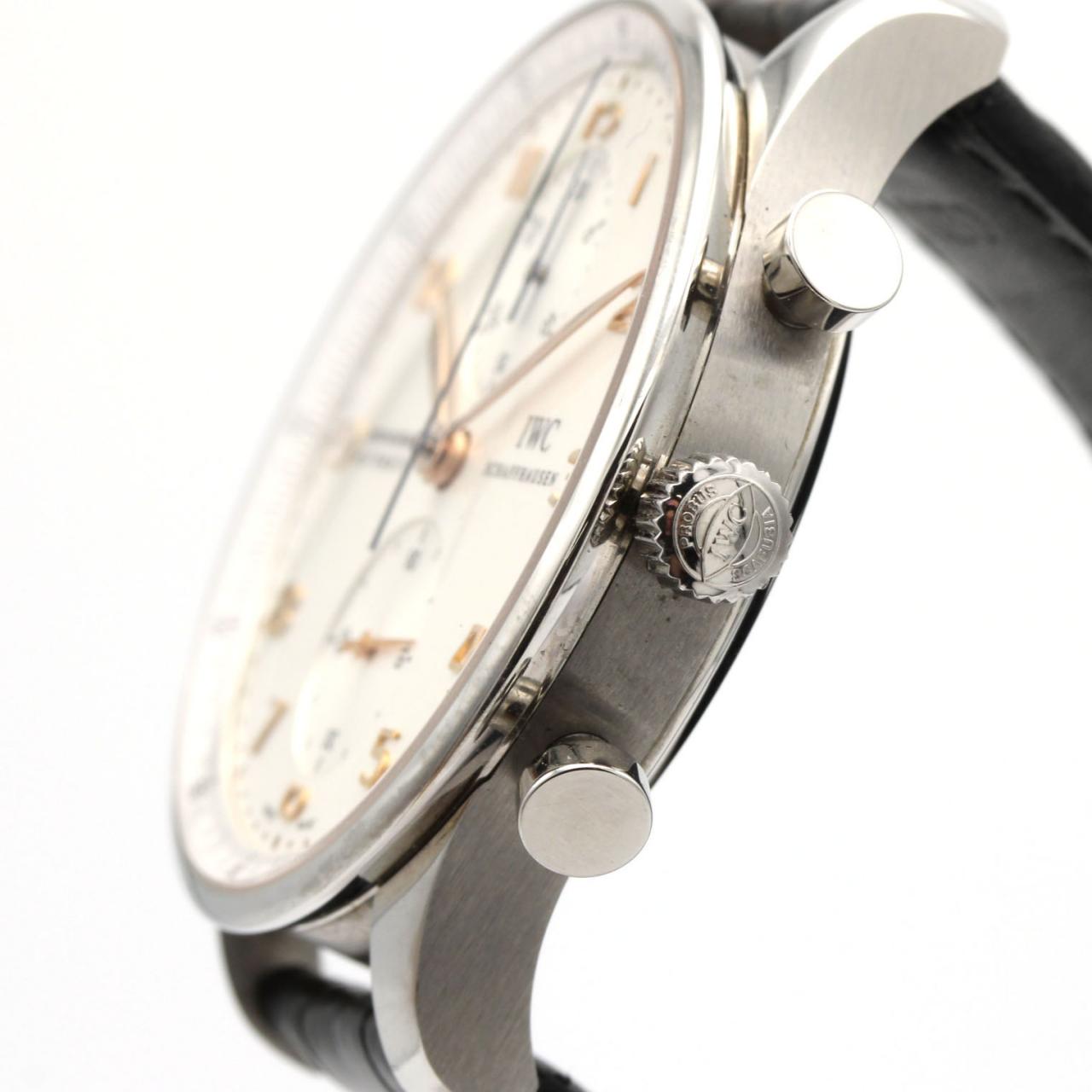 【ノーメンテナンス還元価格】IWC ポルトギーゼクロノグラフ IW371401 SS 自動巻