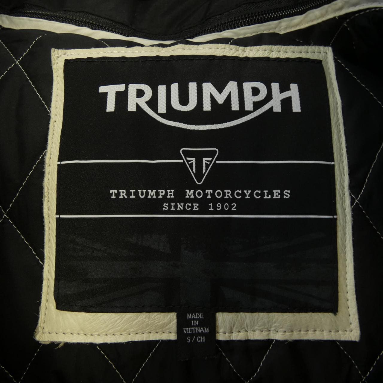 Triumph MLHA18105 レザーライダースジャケット
