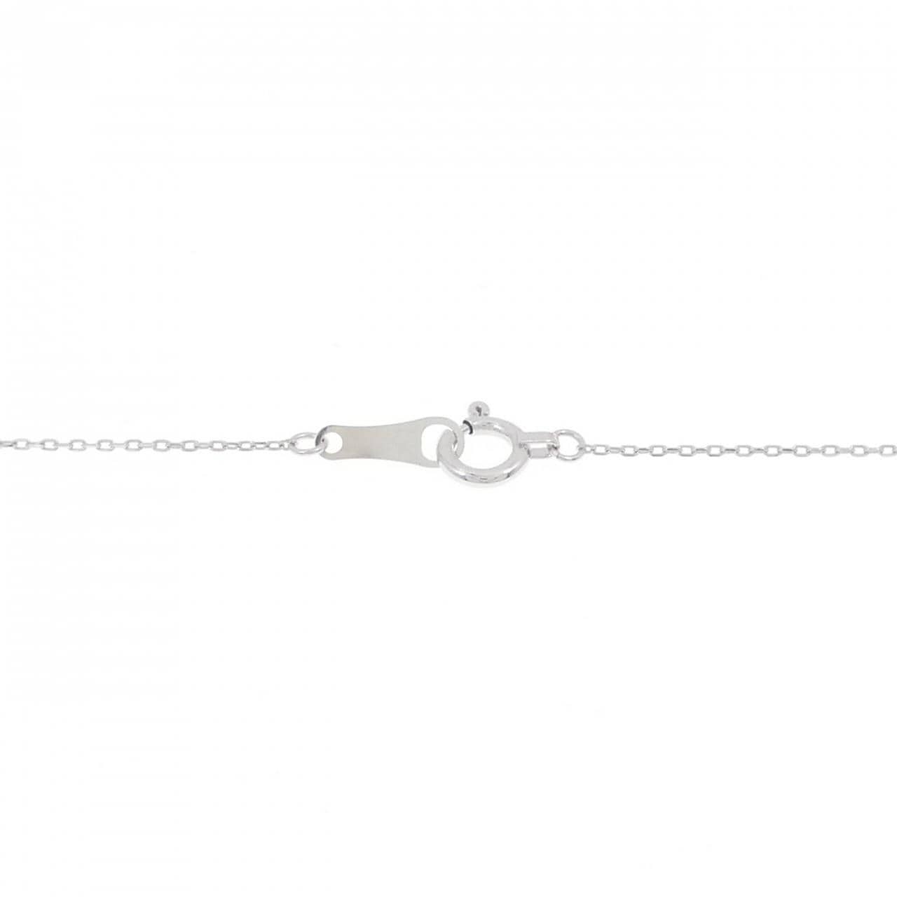 K18WG ハート ダイヤモンド ネックレス 1.00CT