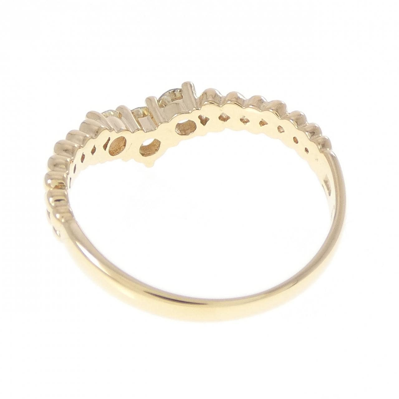 K18YG ダイヤモンド リング 0.33CT
