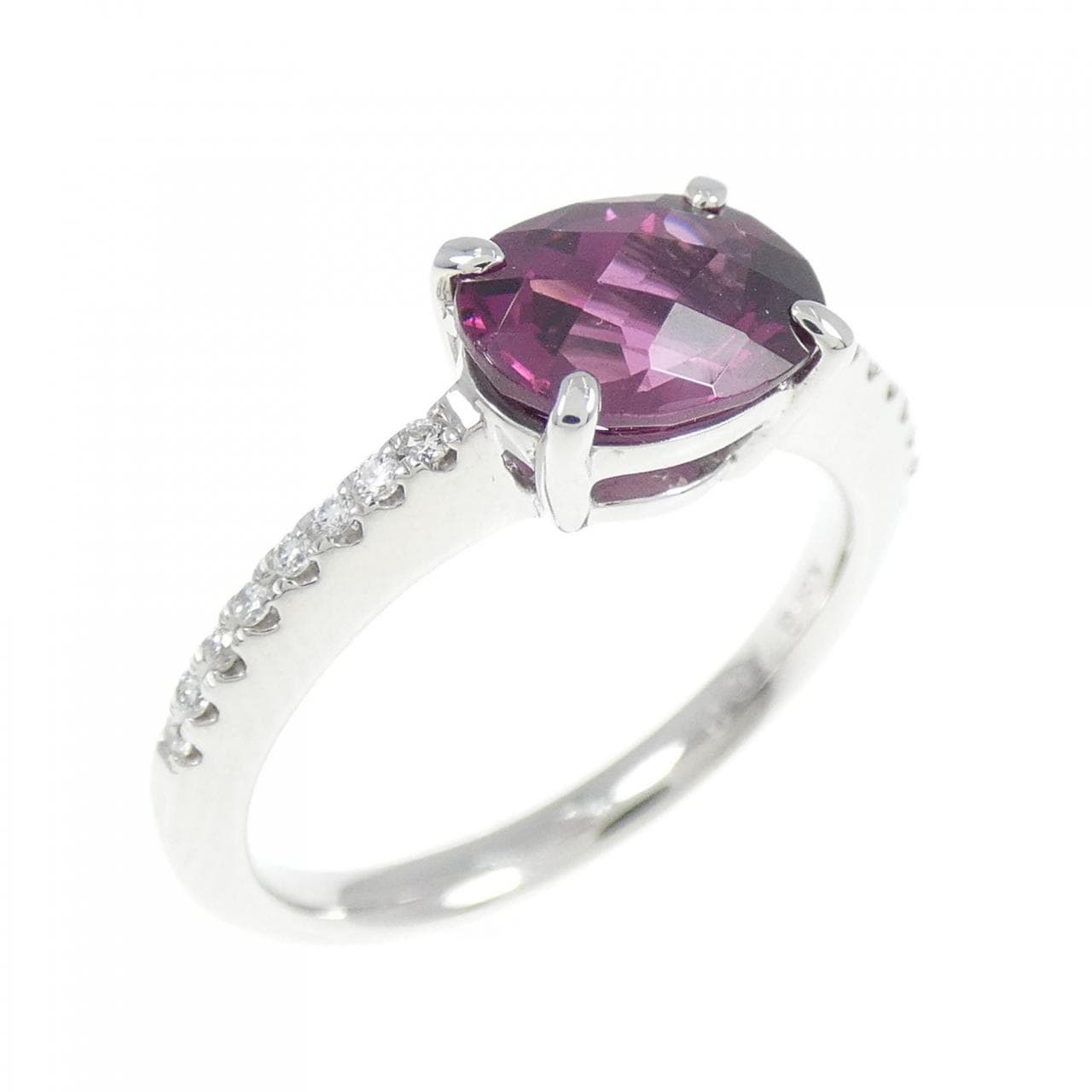 K18WG ガーネット リング 1.62CT