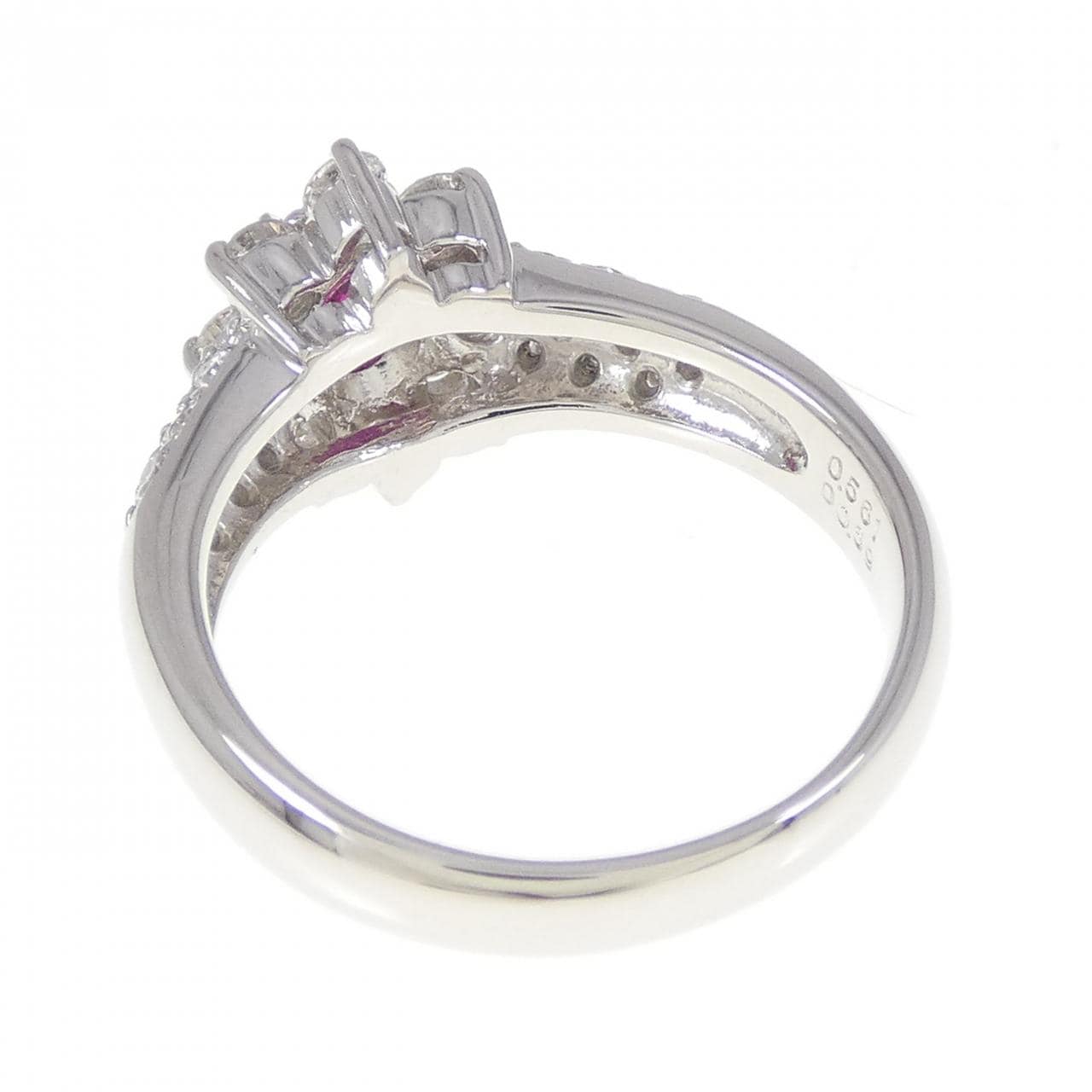 PT900 ルビー リング 0.561CT