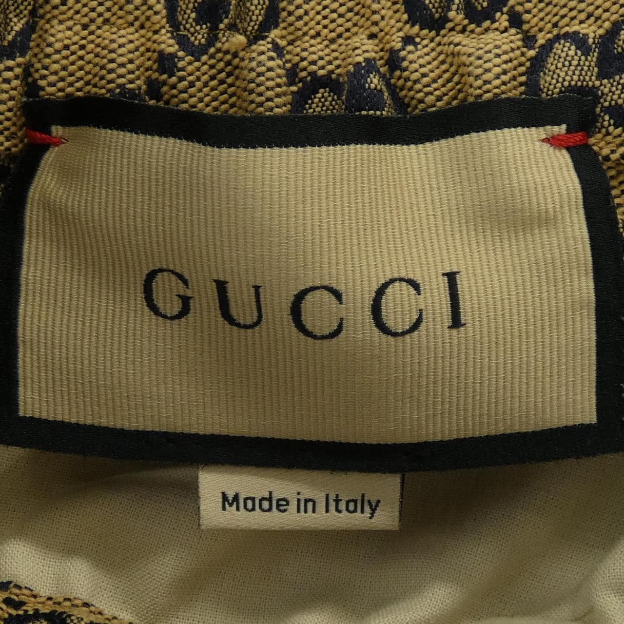 グッチ GUCCI レザーインターロッキングG付きGGキャンバスパンツ 658090 Z8AOV パンツ