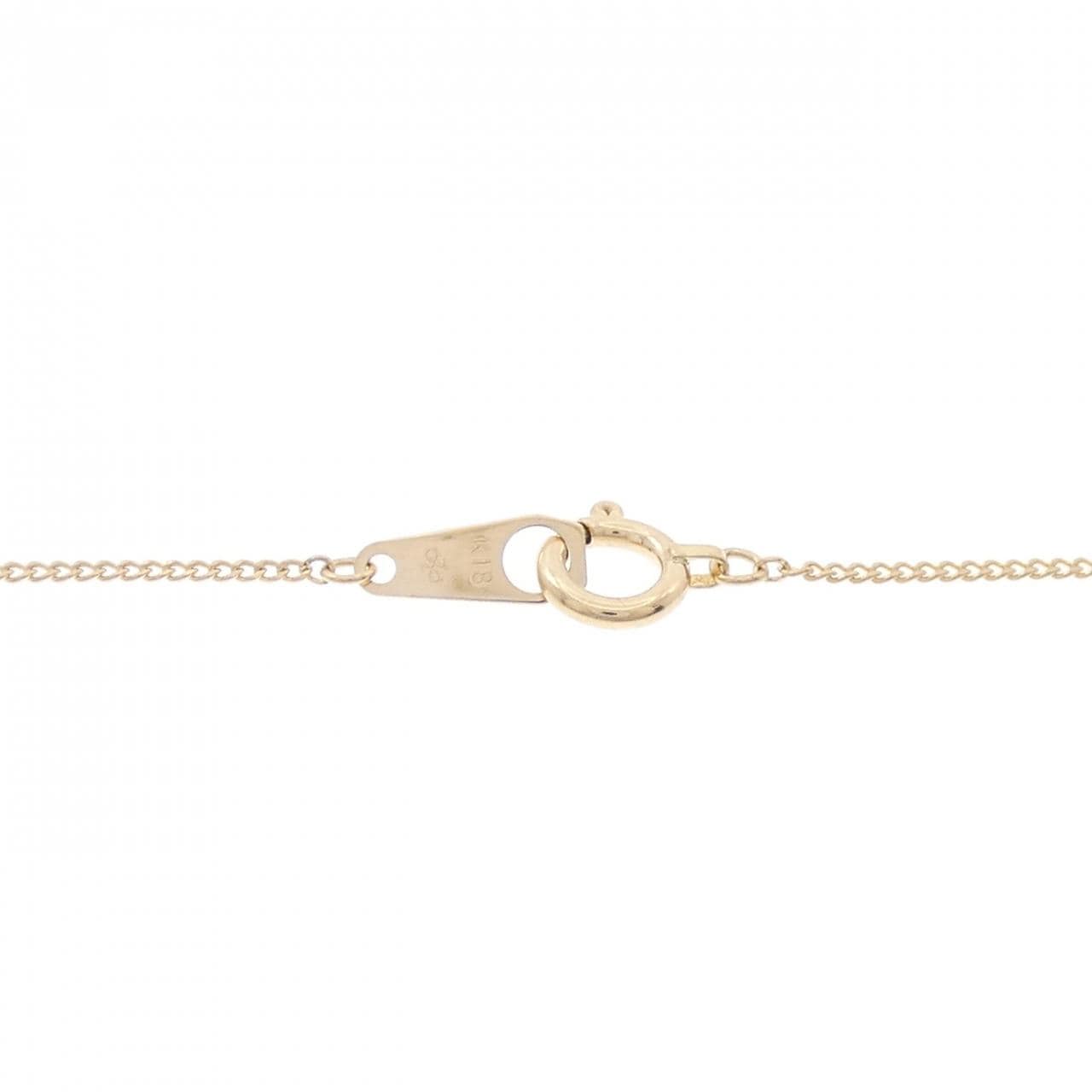 K18YG ダイヤモンド ネックレス 0.05CT