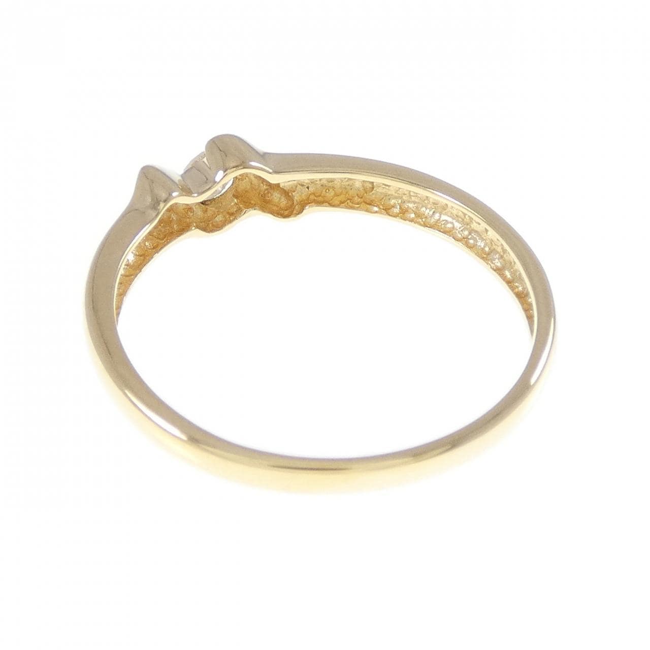 K18YG ダイヤモンド リング 0.10CT
