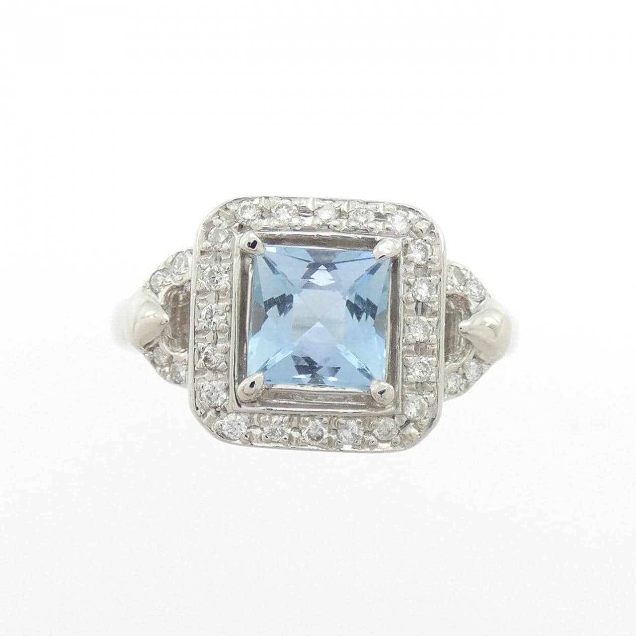 PT900 アクアマリン リング 0.93CT