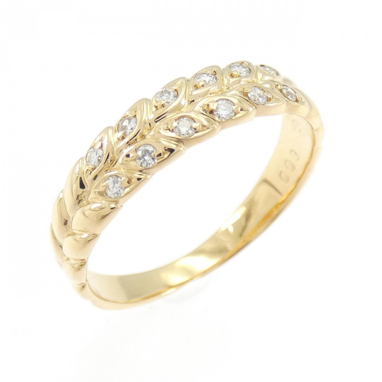 K18YG ダイヤモンド リング 0.09CT