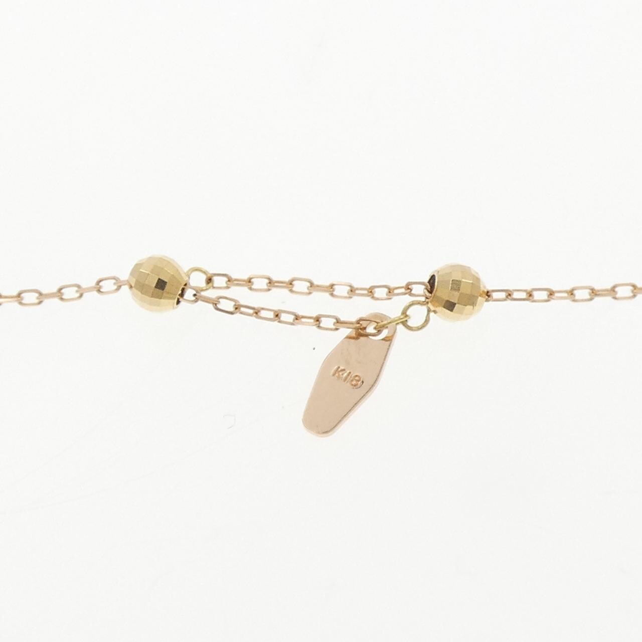 K18PG/K18YG ダイヤモンド ネックレス 0.20CT