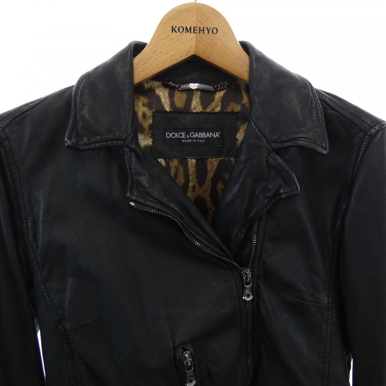 ドルチェアンドガッバーナ DOLCE&GABBANA F9411L/FULQR レザージャケット