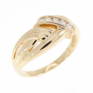 K18YG ダイヤモンド リング 0.10CT