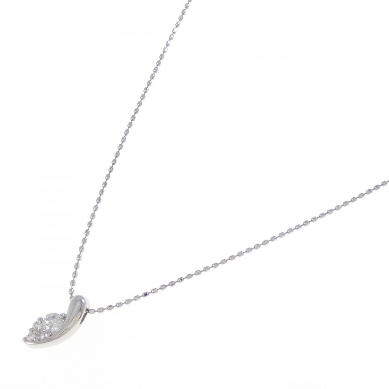 PT900/PT850 ダイヤモンド ネックレス 0.13CT