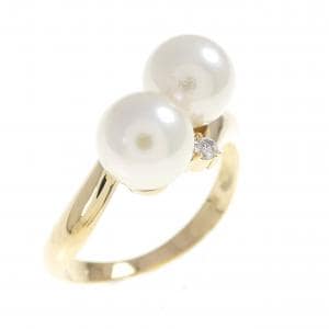 K18YG アコヤパール リング