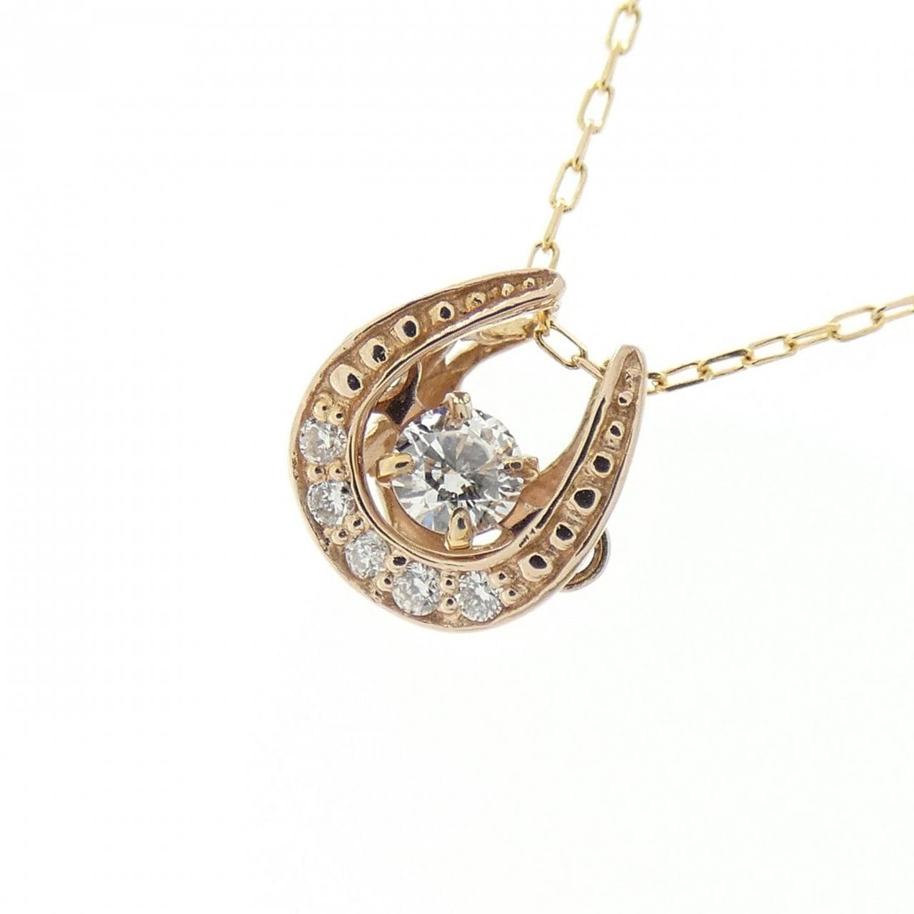 K18PG ダイヤモンド ネックレス 0.05CT