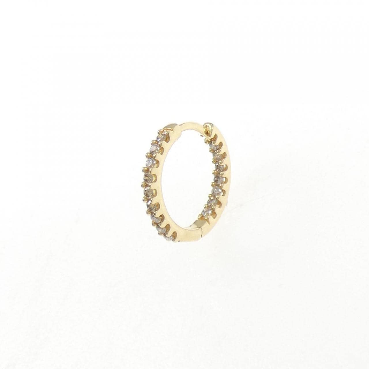 ジーエスティービー ダイヤモンド ピアス 0.12CT 片耳