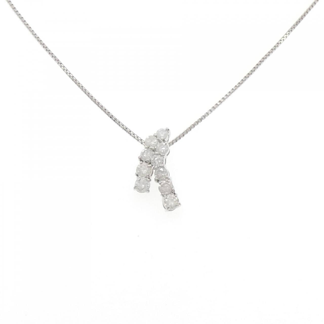 PT900/PT850 ダイヤモンド ネックレス 1.05CT