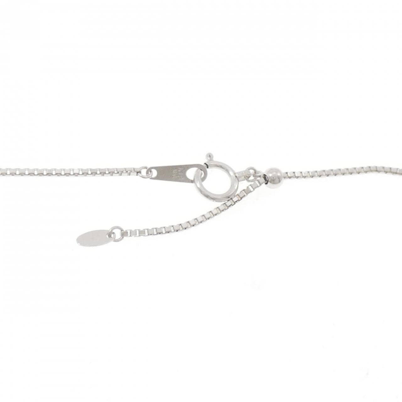 K18WG クロス ダイヤモンド ネックレス 2.00CT