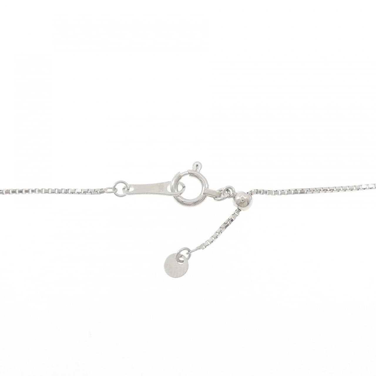 K18WG フラワー タンザナイト ネックレス 2.10CT