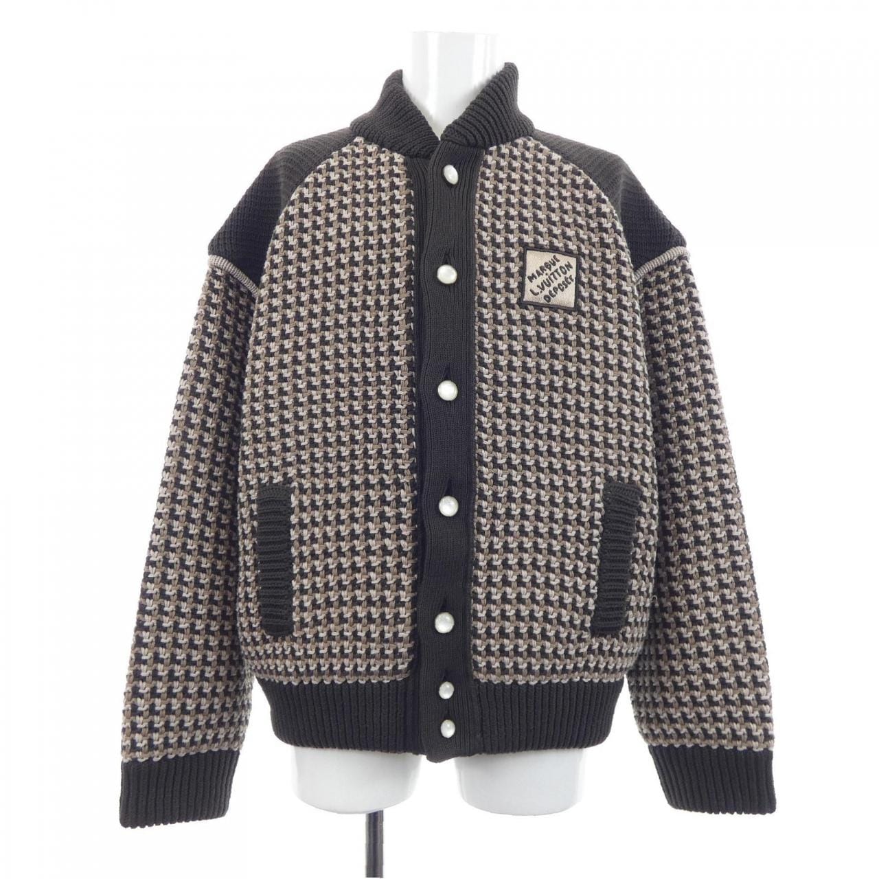 ルイヴィトン LOUIS VUITTON ニットコットン ジャカードボンバー HSN75WSCT ブルゾン
