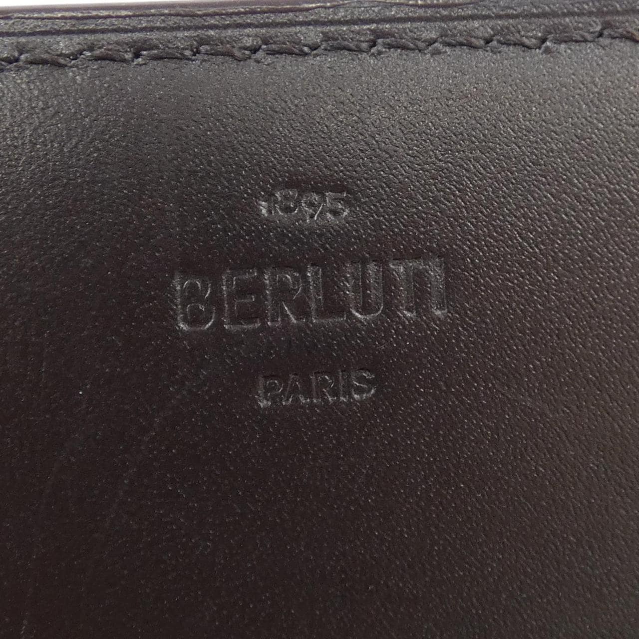 ベルルッティ Berluti インブイアスクリットレザーカードホルダー CARD CASE