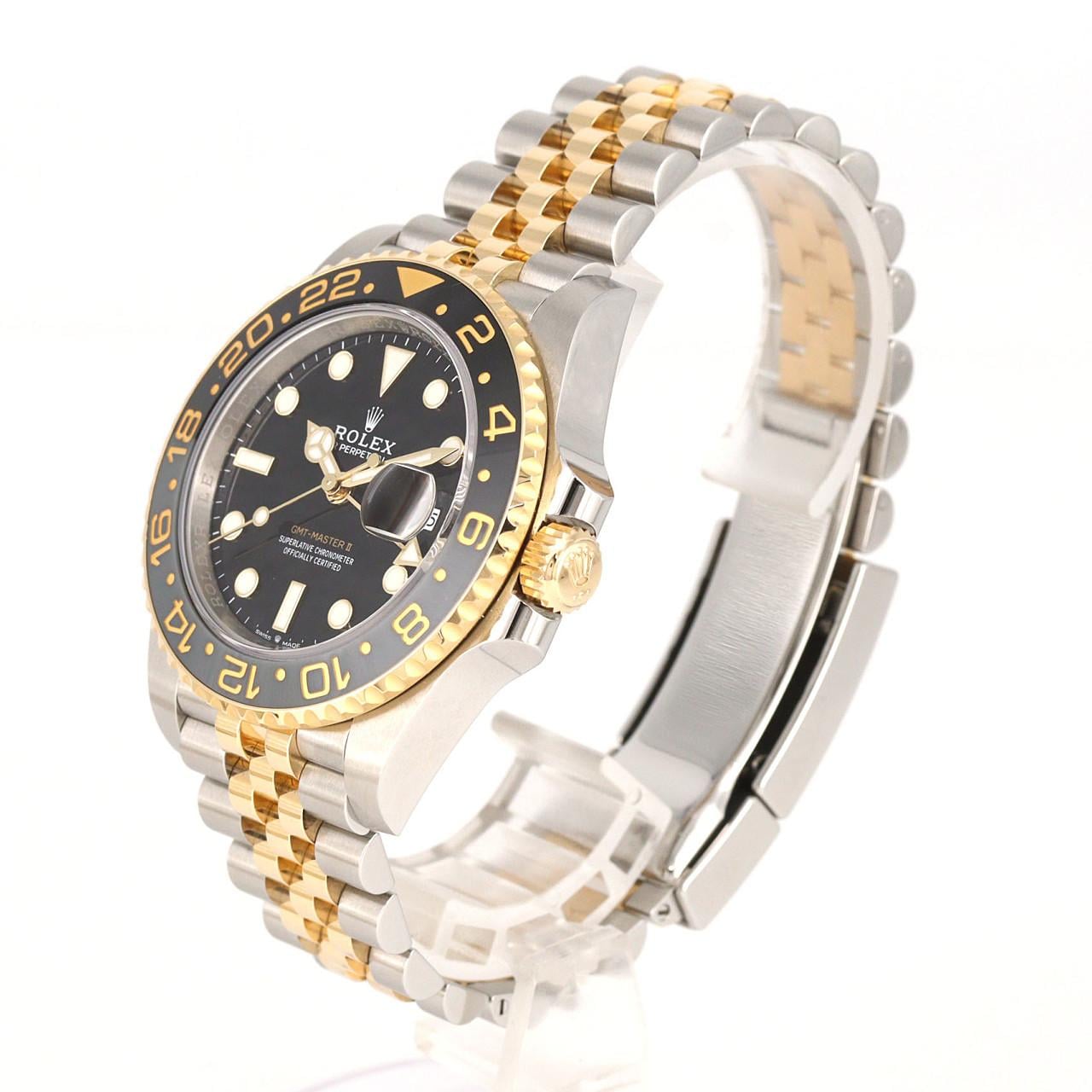 ロレックス GMTマスターⅡ 126713GRNR SSxYG 自動巻 ランダム番