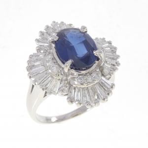 PT900 サファイヤ リング 2.14CT