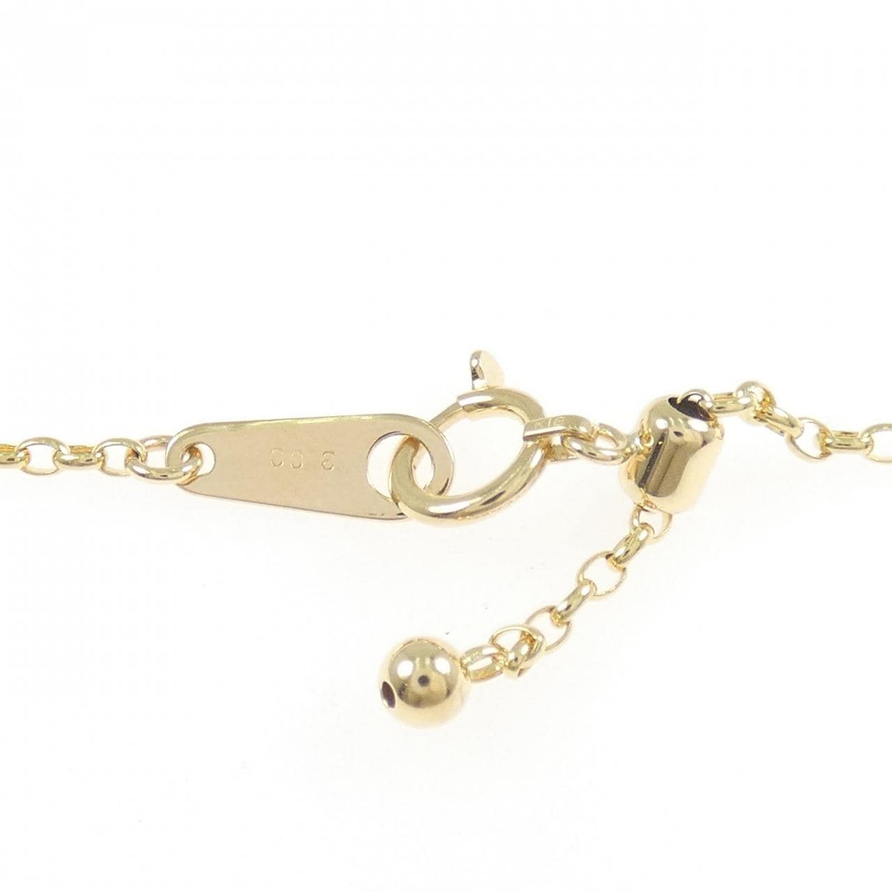 K18YG ペリドット ネックレス 3.00CT