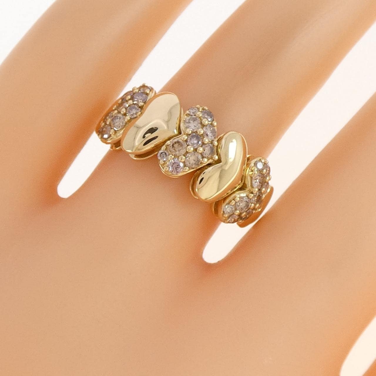 ジーエスティービー ハート ダイヤモンド リング 0.60CT