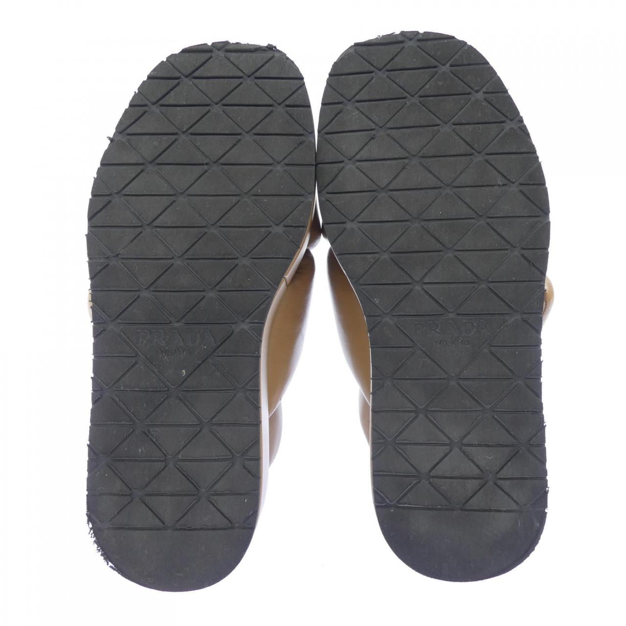 プラダ PRADA トライアングルロゴ 1XZ758 サンダル