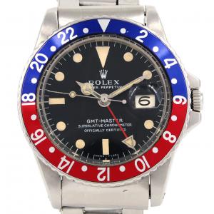【ノーメンテナンス還元価格】ロレックス GMTマスター･ロングE 1675 SS 自動巻 1番台