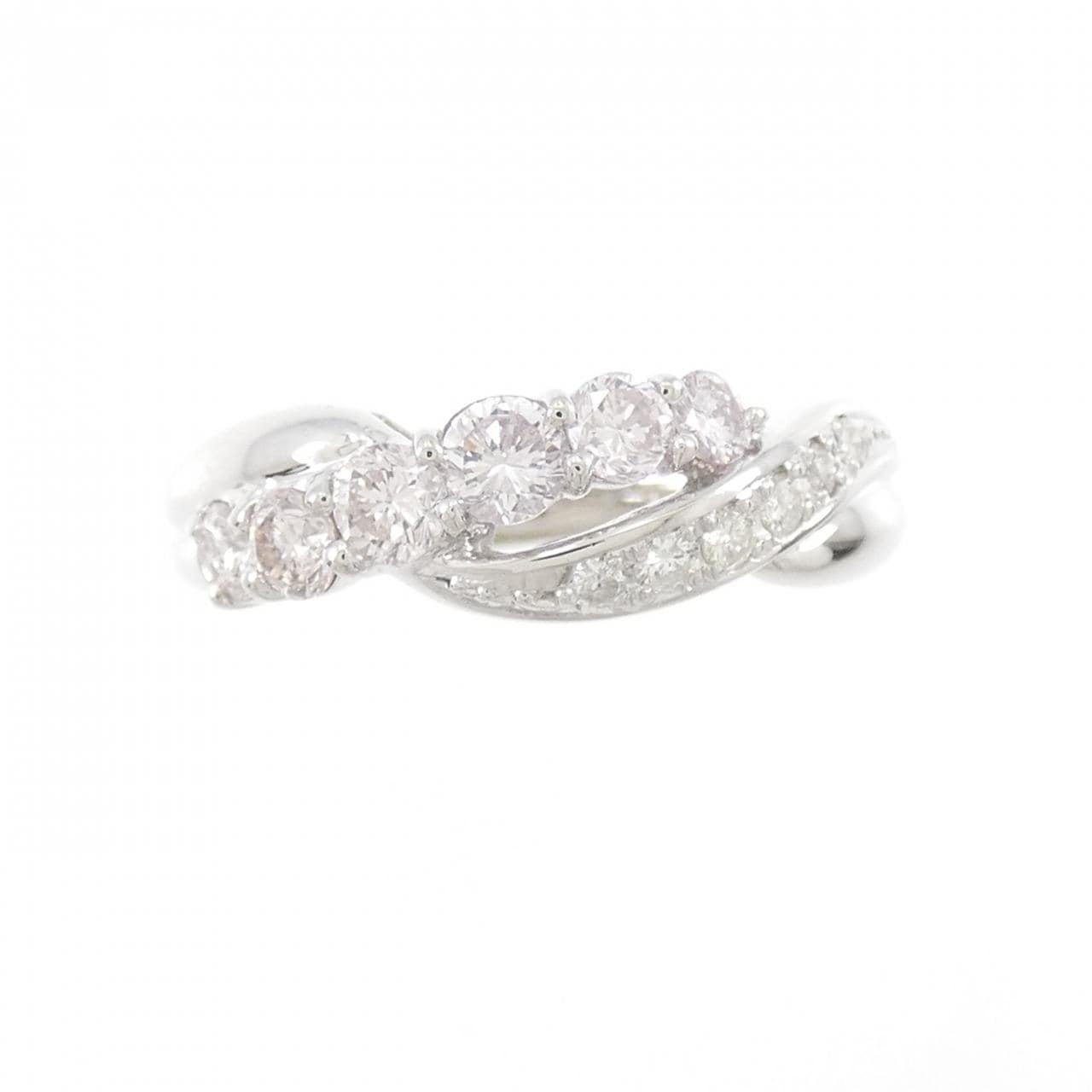 PT ピンクダイヤモンド リング 0.45CT