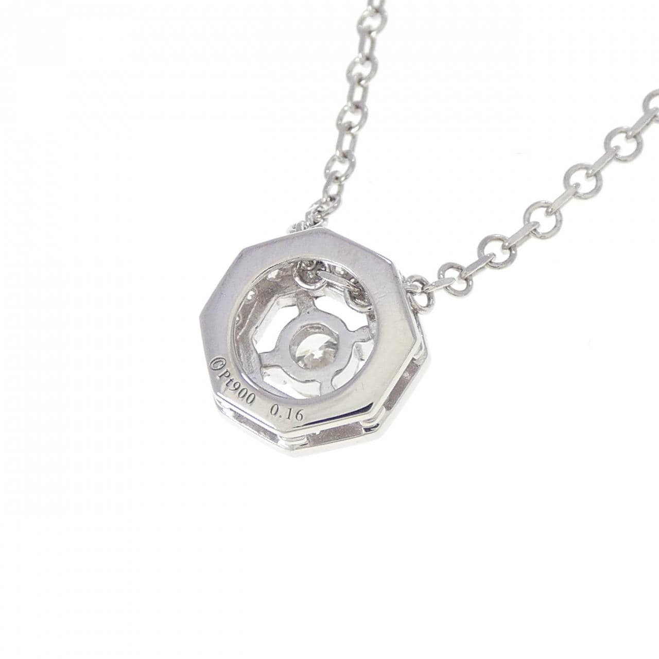 PT900 ダイヤモンド ネックレス 0.16CT