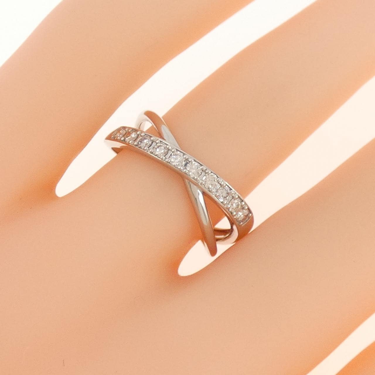 [BRAND NEW] PT950 Diamond Ring 0.20CT