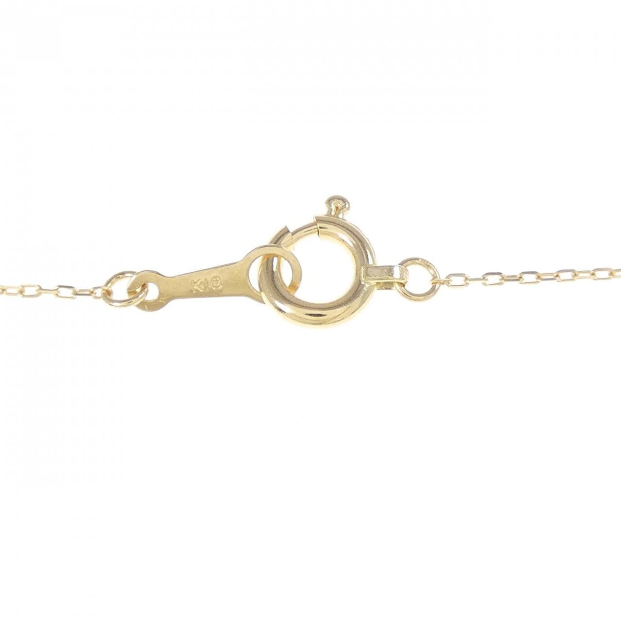 [BRAND NEW] K18YG Diamond necklace 0.10CT