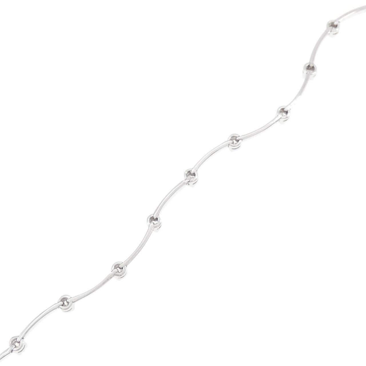 K18WG ダイヤモンド ブレスレット 0.96CT