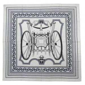 エルメス HERMES LES ROUES DE PHAETON BANDANA H244170S カレジェアン140 ショール