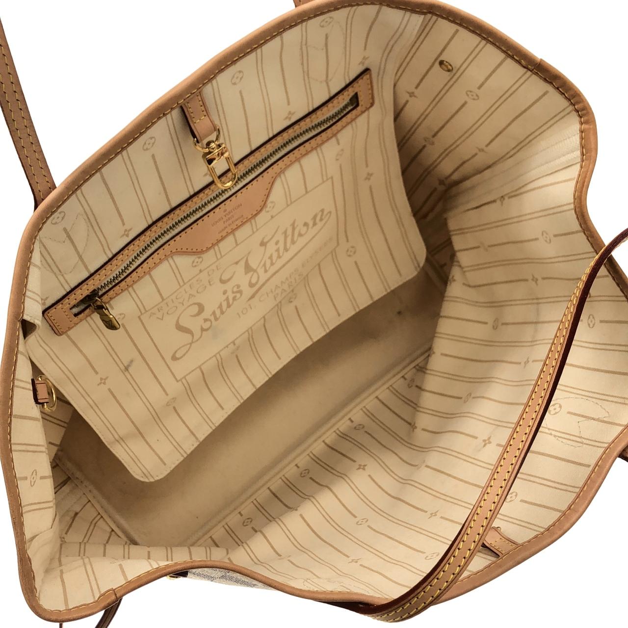 ルイヴィトン ダミエ アズール ネヴァーフル MM N51107 バッグ