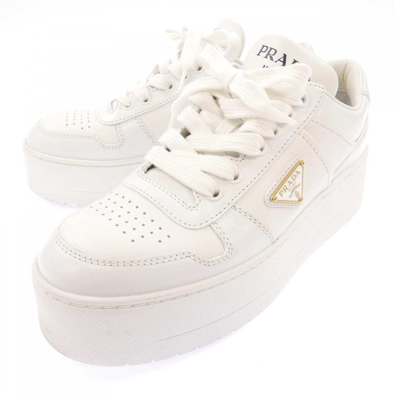 プラダ PRADA トライアングルロゴ ダウンタウン ボールド 1E792M スニーカー