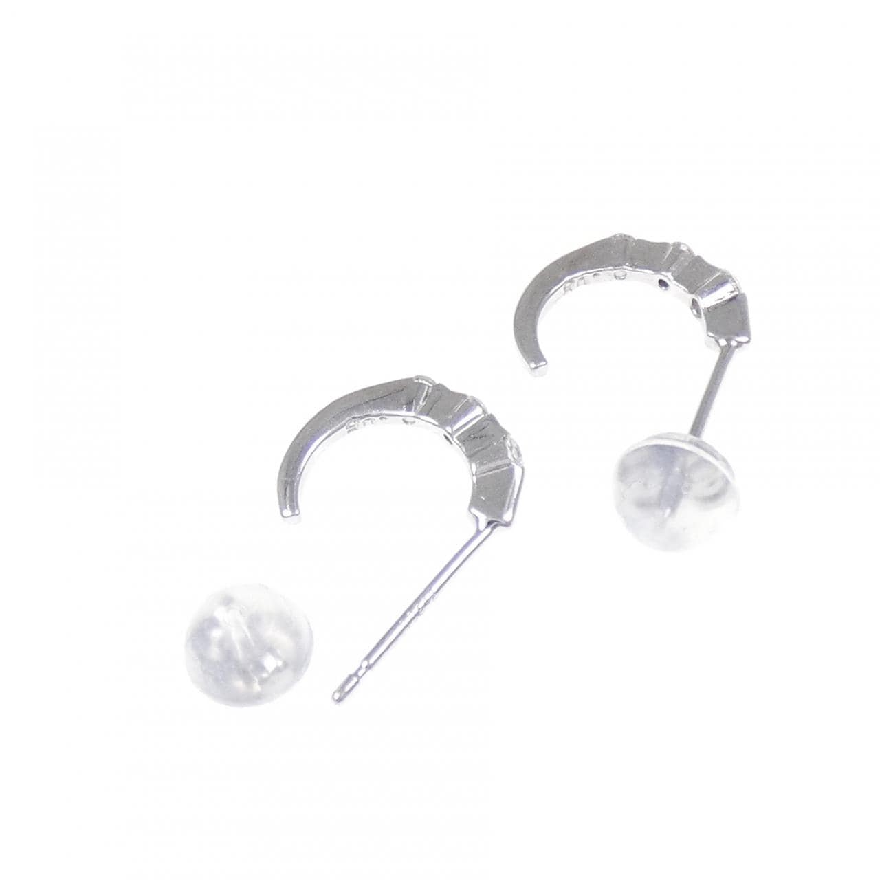 PT900 ダイヤモンド ピアス 0.10CT