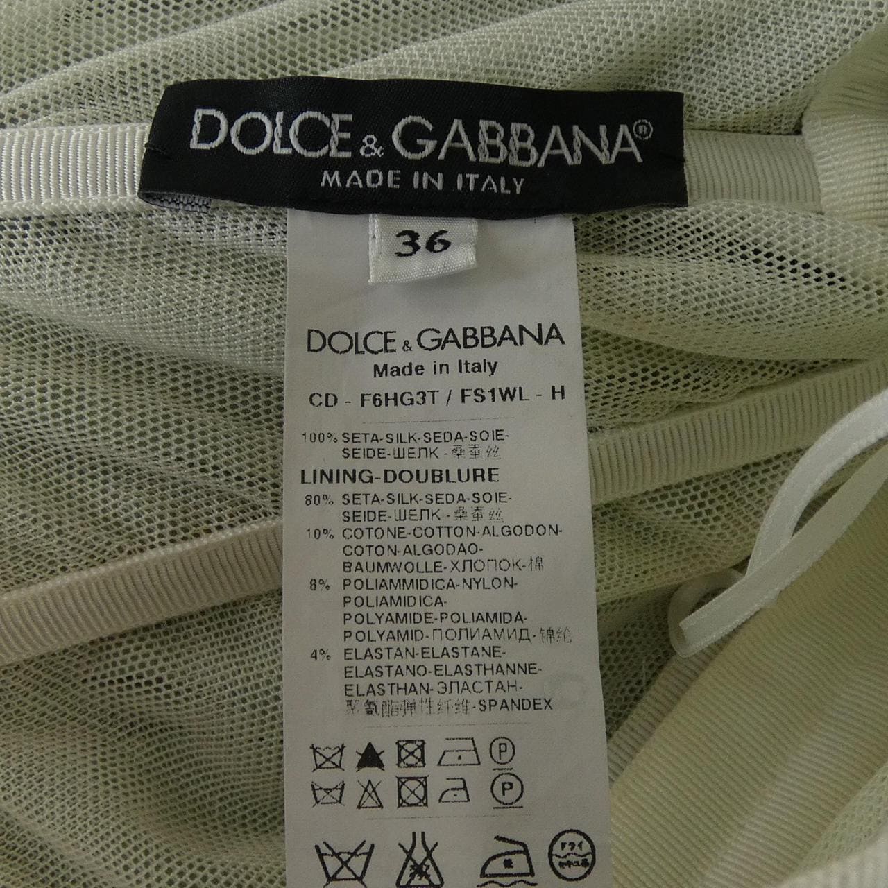 ドルチェアンドガッバーナ DOLCE&GABBANA F6HG3T ワンピース